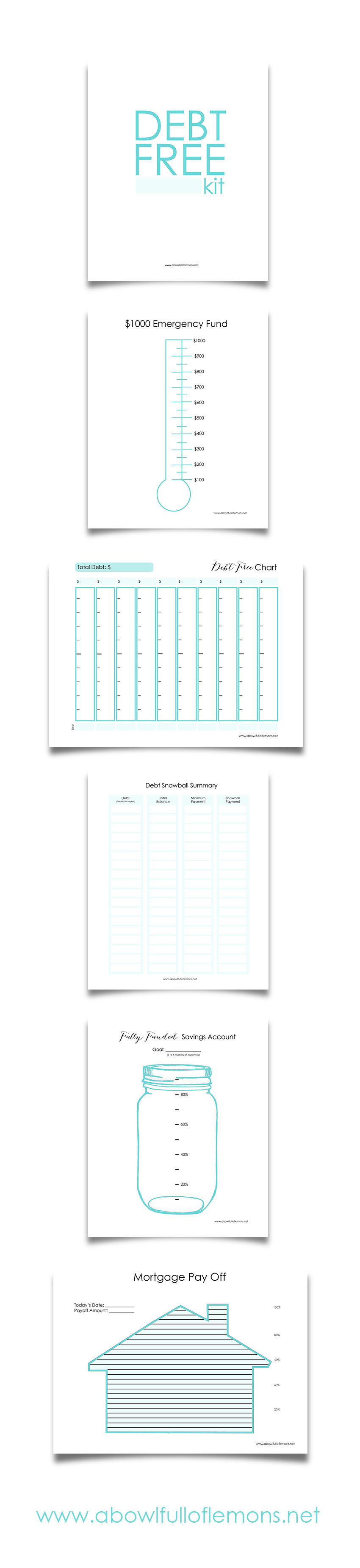 Debt Chart Printable