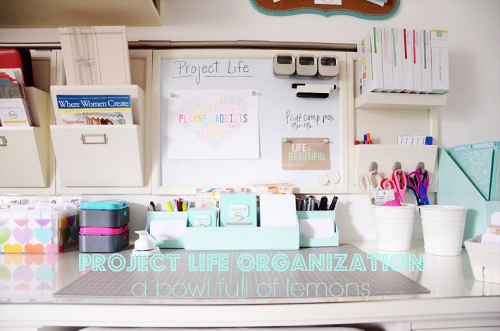 Project Life Organization & My Office Reveal 