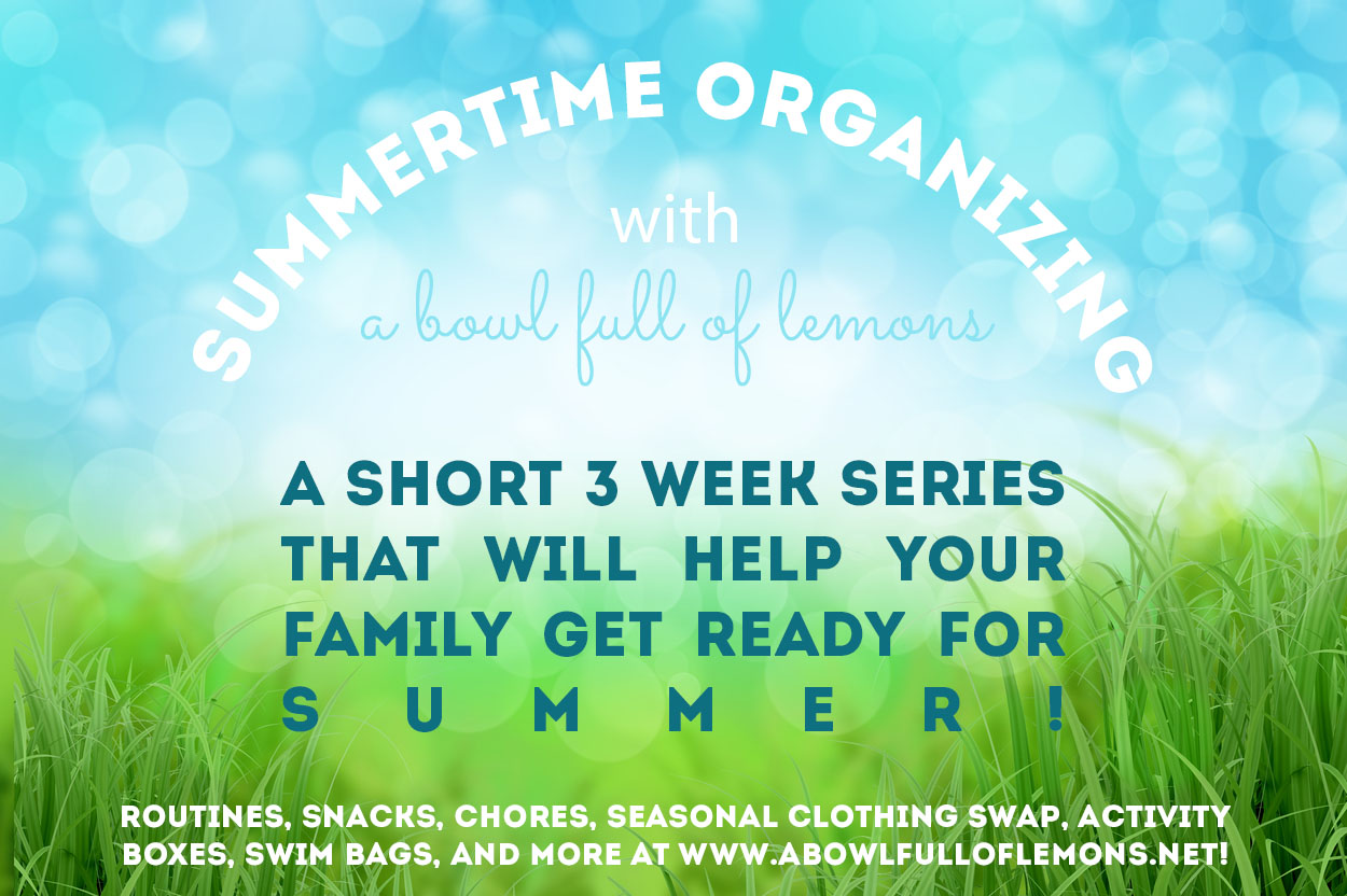 Summertime Organizing: Snacks