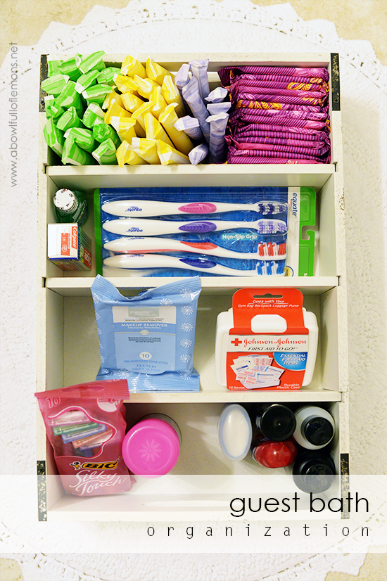 Top Tips for Guest Bathroom Organization